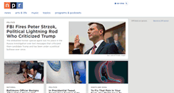 Desktop Screenshot of npr.org