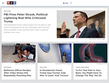 Tablet Screenshot of npr.org